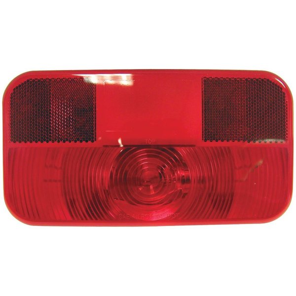 Peterson Manufacturing Stop/ Turn/ Tail Light, Incandescent Bulb, Rectangular, Red, 8-9/16" Length x 4-5/8" Width V25921